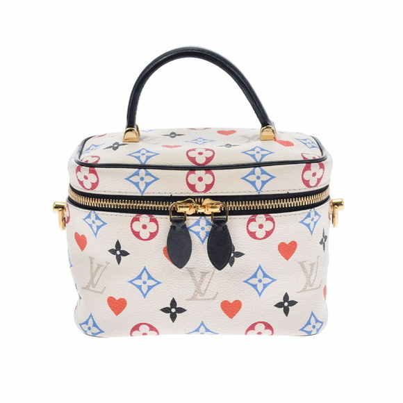 Louis Vuitton Handbags - Louis Vuitton Monogram Game On Vanity White Leather Handbag